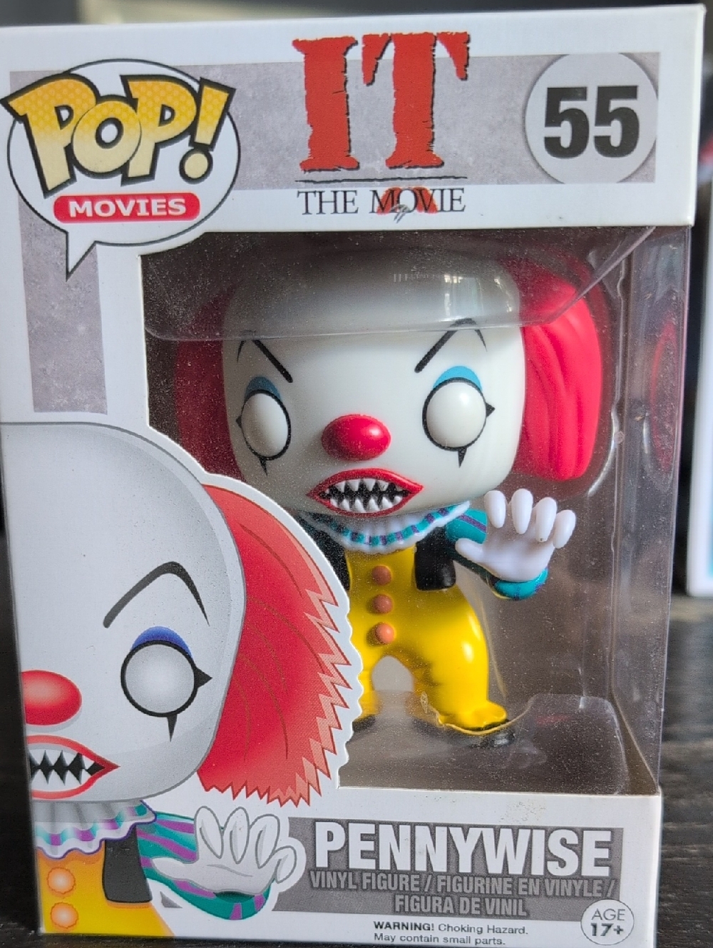 Funko Pop! Movies IT Pennywise Figure - White, Red, Yellow, Blue